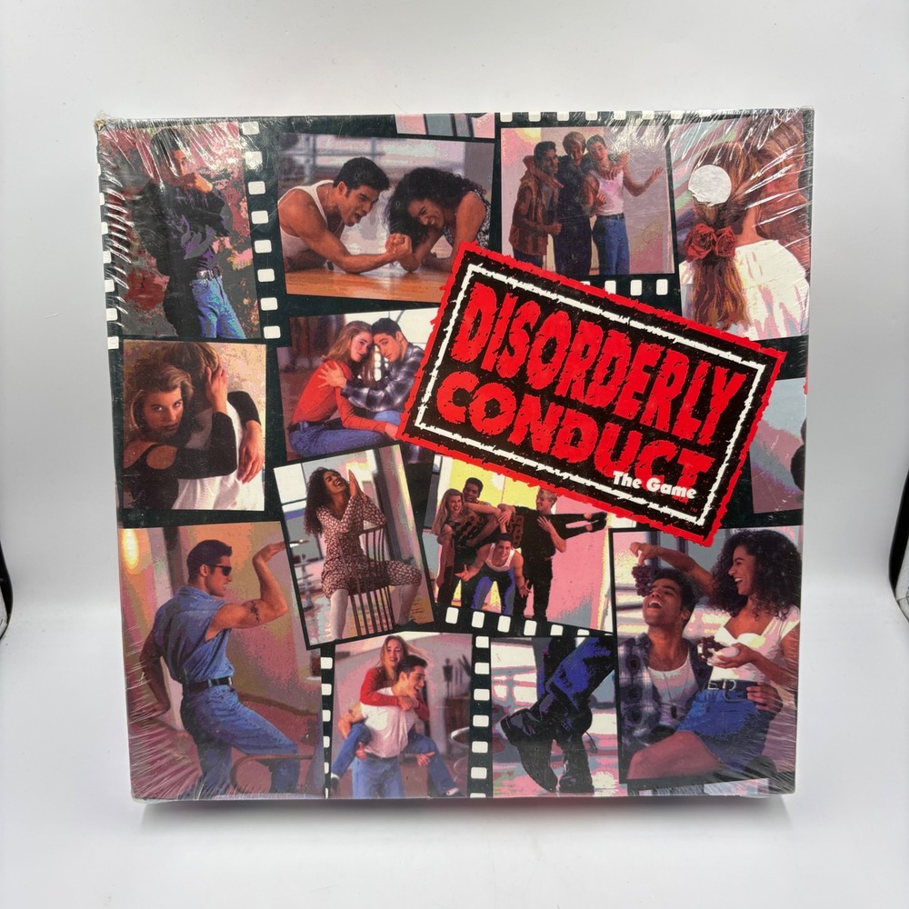 Western Publishing Disorderly Conduct Board Game‎ Multicolor New 1993